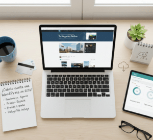 cuánto cuesta una página web WordPress en España